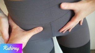 Fitness Babe Makes Me Cum in Her Panties And Pull Them in Her Yoga Leggings Porn Videos