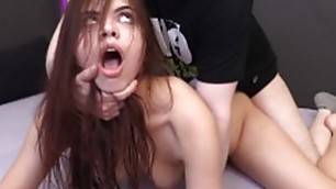 Sexy College Teen Begs For ROUGH WILD SEX And Cum All Over Her Petite Body