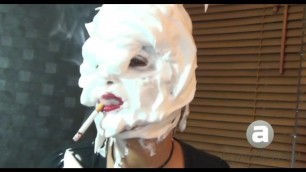 Sandi Shaving Cream Lipstick Smoking Porn Videos
