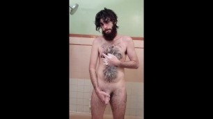 Taking a quick shower Porn Videos