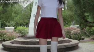 Teaser - A carefree walking in the Recreational Park - Moriya Exhibit Porn Videos