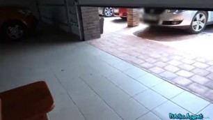 Hot Russian Fucked In A Garage Bends Desi Sex