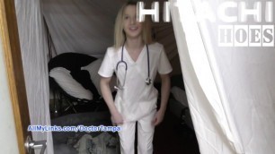 SFW BTS from Stacy Shepard's Dont tell Doc I Cum on the Clock, Set-up and Bloopers,At HitachiHoesCom