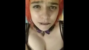 POV: Fucking your Goth Gf, Submissive Slut. she wants Your"make me your Cum Dumpster