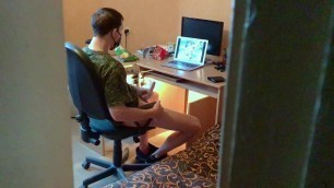 Straight army guy secretly watching gay porn Porn Videos